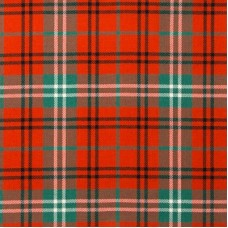 Morrison Red Ancient 10oz Tartan Fabric By The Metre